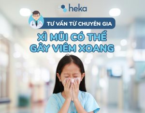 XÌ MŨi CÓ ThỂ GÂy ViÊm Xoang?