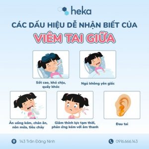 Những Dấu Hiệu Dễ Nhận Biết Viêm Tai Giữa ở Trẻ