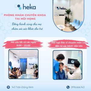 PhÒng KhÁm Heka NgƯỜi BẠn ĐỒng HÀnh CÙng Cha MẸ ChĂm SÓc SỨc KhỎe Cho TrẺ ✴️