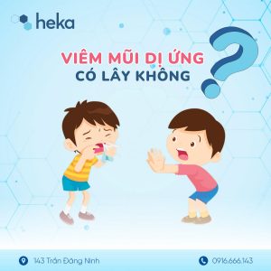 ViÊm MŨi DỊ Ứng CÓ LÂy KhÔng