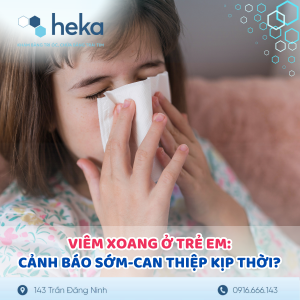 Viêm Xoang Ở Trẻ Em: Cảnh Báo Sớm Can Thiệp Kịp Thời