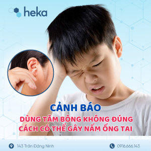 Cảnh Báo: Dùng Tăm Bông Không Đúng Cách Có Thể Gây Nấm Ống Tai