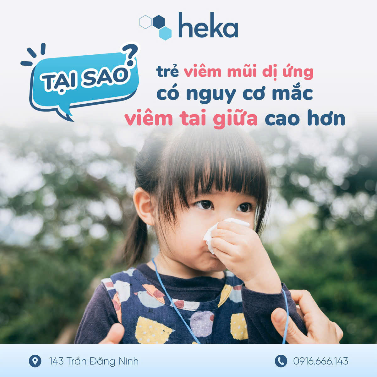 Tại Sao Trẻ Bị Viêm Mũi Dị ứng Dễ Mắc Viêm Tai Giữa Hơn?