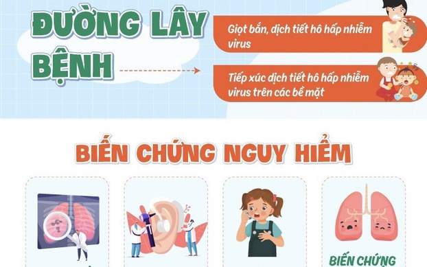 Vi rút hợp bào hô hấp (RSV) gây ra những bệnh gì, nguy hiểm không?